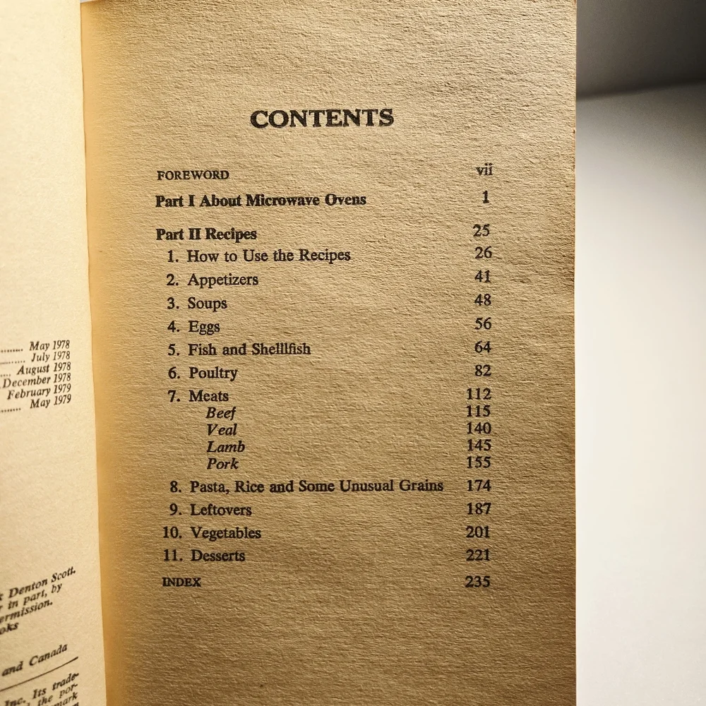 Mastering Microwave Cooking Maria Luisa Scott 1979 Bantam Vintage Cookbook PB